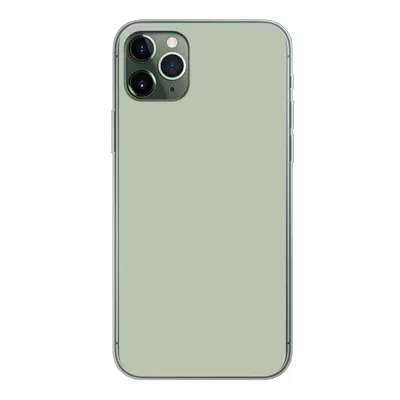 Produktbild von MuchoWow® Handyhülle Schutzhülle Hülle für iPhone 11 Pro Max Farbe - Mintgrün - Innenausstattung Silikon Softcase Handy Hülle - Schutz