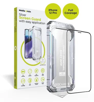 Imagen del producto de Funda protectora para pantalla de teléfono móvil, marca Mobile Origin, compatible con Apple iPhone 12/12 Pro. Resistente a arañazos, golpes, caídas, repelente al agua, resistente a impactos, transparente, color . Venta por unidad
