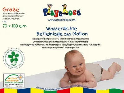 Produktbild von Playshoes Molton Betteinlage wasserdicht und atmungsaktiv,  Standard 100 70x100 cm
