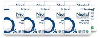 Productafbeelding van 12 x Neutrale zeepblokjes, parfumvrij - 100 g - Voordelige verpakking - 12 stuks