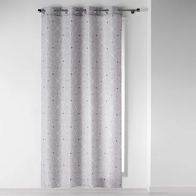 Produktbild von Fenstervorhang ELEGANTE mit Ösen, 140 x 240 cm, grau