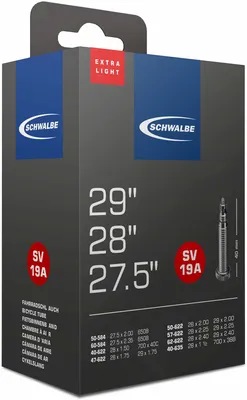 Image de Schwalbe 10430943 chambre à air vélo valve Presta 27.5"/28"/29" 50.8 - 60.96 mm