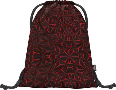 Produktbild von BAAGL Turnbeutel Red Polygon
