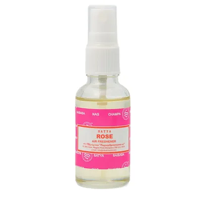 Produktbild von Satya Duftspray, Duftöl - Naturdüfte für Aromatherapie, Raumduft, Diffuser, Duftlampe, Autoduft (10ml), Spray Rose