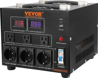 Produktbild von 3000 VA Spannungswandler-Transformator, Aufwärts-/Abwärtswandler, 220 V–110 V / 110 V–220 V, CE