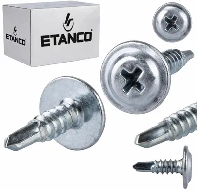 Produktbild von ETANCO GM-B Selbstbohrschrauben für Stahl Dach verzinkt 4,2 x 16 mm 500 Stk.