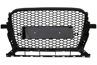 Obrázok produktu pre Bez emblému voštinová mriežka pre Audi Q5 8R Facelift 2012-2015 lesklá čierna