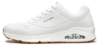 Produktbild von Skechers Herren Uno Stand On Air Turnschuhe, White Durabuck/Trim, 42.5 EU
