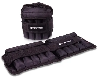 Produktbild von Verstellbare Knöchelgewichte 10 kg PRO | StreetGains®