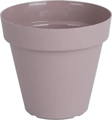 Image de Pot Capri Taupe D80 Grand Pot De Fleurs Résistant - Artevasi