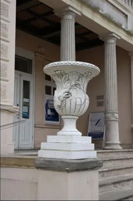 Produktbild von Blumenvase Blumen Kasten Garten Stein Dekoration Deko Blumen Gefäss XXL S108003