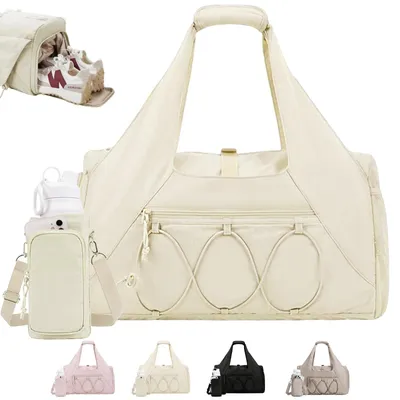 Produktbild von Damen Sporttasche mit Schuhfach - Leichte Reisetasche für Fitness und Yoga