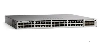 Image de Cisco Catalyst 9300L - Network Essentials - Commutateur - L3 - géré - 48 x 10/100/1000 (UPOE) + 4 x 10 Gigabit SFP+ (Uplink) - montable en rack - UPOE (675 W)