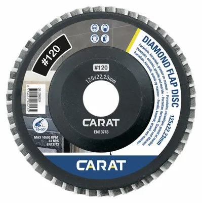 Produktbild von Carat Diamant-Fächerscheibe Ø125x22,23mm #200