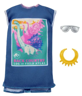 Image de Mattel GWF05 ; GRD47 - Barbie Fashions Sous licence Jurassic World #3