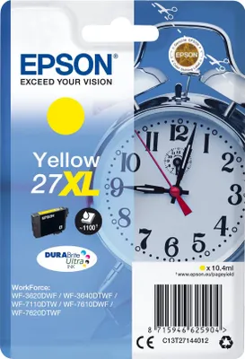 Immagine prodotto di Epson 27XL - 10,4 ml - XL - Giallo - Originale - Cartuccia d'inchiostro