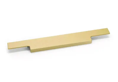Obrázok produktu pre Rujzdesign hranová nábytková úchytka 555.97 - povrch: nerez zlatý, dĺžka: 247 mm