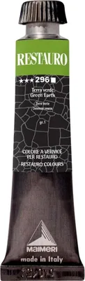 Produktbild von Maimeri Varnish Restauro Restaurierfarbe Green Earth 296 20 ml 1 stk