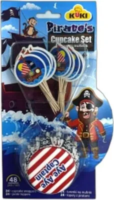 Obrázek produktu pro Sada muffinů Kuki 48 kusů Pirate