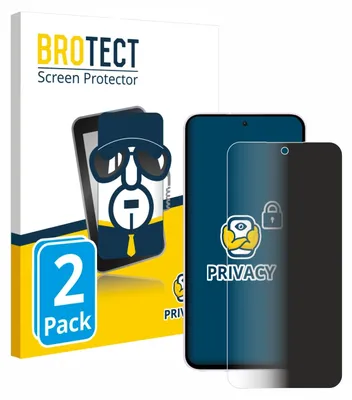 Produktbild von 2x BROTECT Sichtschutzfolie für Samsung Galaxy A56 5G Enterprise Edition / A36 5G Enterprise Edition Anti-Spy Privacy Sichtschutz Blickschutz Folie Blaulicht-Schutz