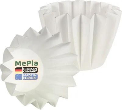 Produktbild von MePla - 20 Stück - Umtopf Adonis ø11 - Weiss