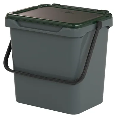 Produktbild von Polypropylenbehälter für separate Sammlung, 30L Abfallbehälter, 100%  Italy, 40x31h39 cm, grüne Farbe