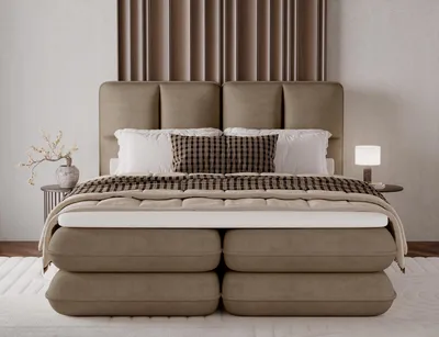 Obrázek produktu pro Čalouněná postel TONILA – moderní design s úložným prostorem a vysokým komfortem spánku 180x200 cm