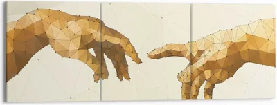 Produktbild von Bild auf Leinwand - Leinwandbild - Abstraktion modern - 150x50cm - Wand Bild - Wanddeko - Leinwanddruck - Bilder - Kunstdruck - Wanddekoration - Leinwand bilder - Wandkunst - CA150x50-3713