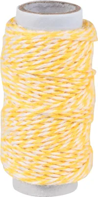 Imagen del producto de KNORR prandell 2162660010: Cuerda decorativa, 20 metros, diámetro 1 mm, color amarillo