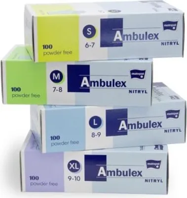 Produktbild von Ambulex Handschuhe Nitryl Ungepudert Medium