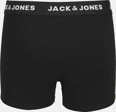 Produktbild von JACK&JONES Jungen Boxershorts, 5er Pack - JACHUEY TRUNKS, Baumwoll-Stretch, Logobund Schwarz 152