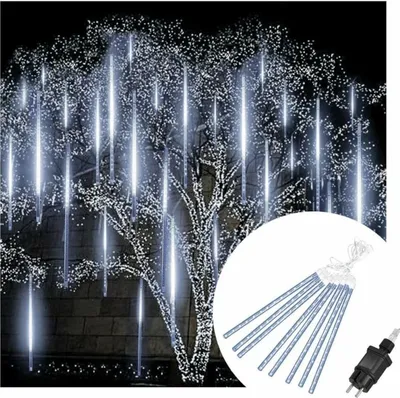 Immagine prodotto di Ghiaccioli LED 8 pezzi - 7,2 m, 288 LED, IP44, bianco freddo