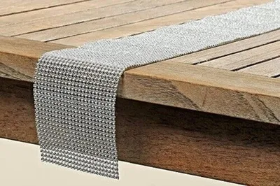 Produktbild von Tischband Glamour Strassteinchen 120 x 12 cm