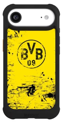 Produktbild von NIVOCASE Hülle für Apple iPhone Air  Stoßfeste Handyhülle NIVOmax Case Schwarz BVB Borussia Dortmund Offizielles Lizenzprodukt