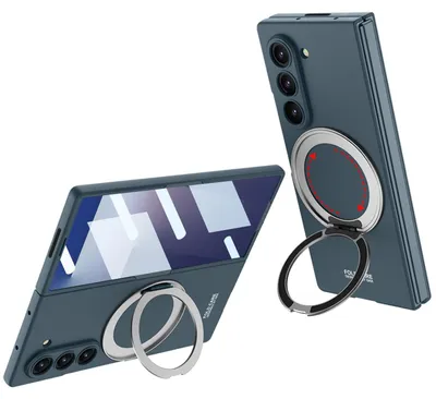 Obrázok produktu pre Pre Samsung Galaxy Z Fold7 5G GKK Ultra tenké puzdro s 360° krúžkom zelené