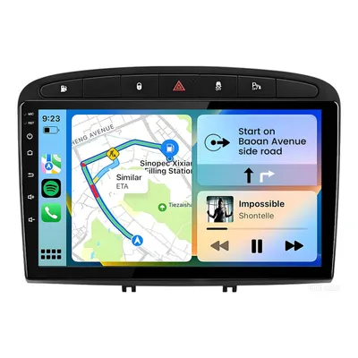 Produktbild von Hexinex 9 Zoll Android 15 Autoradio für Peugeot 308 SW / 408 (2012-2020) GPS, CarPlay,2GB+32GB,4-Kern
