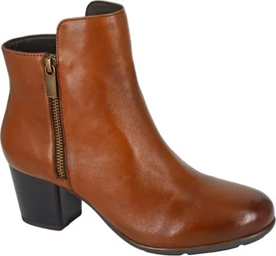Immagine prodotto di Cipriata - Stivaletti donna "Cleope", pelle DF2450 (42 EU) (Marrone chiaro)