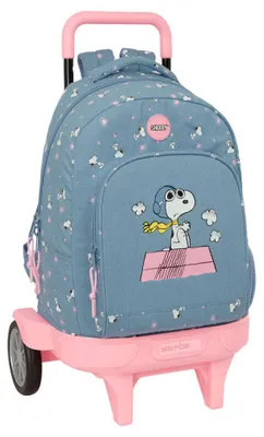 Produktbild von Safta Snoopy 33l 33x45x22 Cm Rucksack Mit Rollen Blau  Kinder Blau One Size