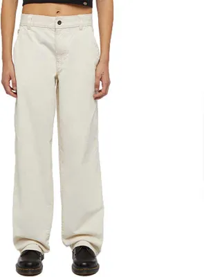 Zdjęcie produktu dla Spodnie Dickies Corduroy Carpenter Trousers White,Grey 26 / Regular Woman White,Grey 26