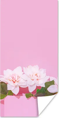 Produktbild von MuchoWow® Poster Blüte - Sommer - Rosa 20x40 cm - Plakat - Foto