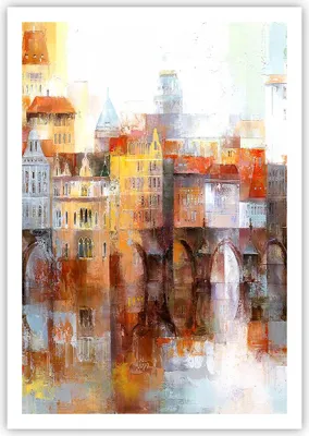 Produktbild von Poster - Poster ohne Rahmen - Stadt Mietshaus - 70x100 cm - Wand Bild - Wanddeko - Wandbilder - Kunstposter - Wandposter - Bilder - Kunstdruck - Wanddekoration - Wandbild - P2XPA70x100-3476