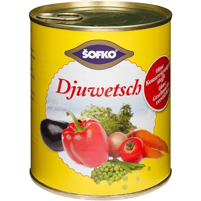 Obrázok produktu pre Sofko - Djuwetsch dusená miešaná zelenina - 800g