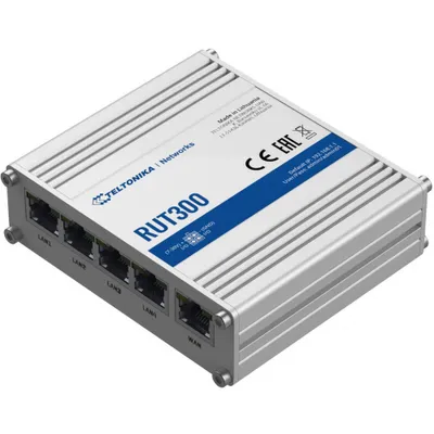 Zdjęcie produktu dla Router przemysłowy TELTONIKA RUT300 Ethernet