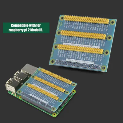 Zdjęcie produktu dla Płytka rozszerzeń GPIO z 1–3 portami – 40-pinowy moduł adaptera GPIO do Raspberry Pi 2