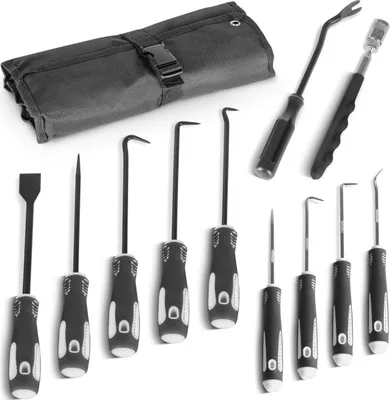 Produktbild von STAHLWERK 12-teiliges Pick-Tool-Set Kfz-Hakenwerkzeug für Dichtungen und O-Ringe