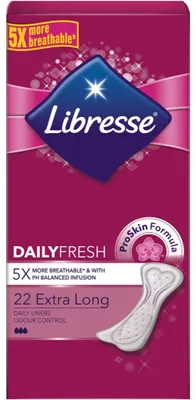Produktbild von Libresse Einlagen, extra lang (22 Stück)