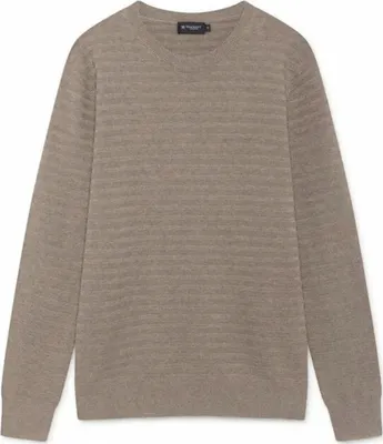 Produktbild von Hackett London Herren Pullover Garter Baumwolle beige XXL