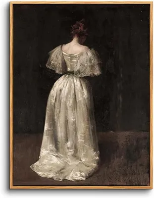 Produktbild von Sonstiges Bild Leinwandgemälde für Wohnzimmer, gerahmt, Vintage-Gemälde, Frauenporträt, Drucke, Wanddekoration, Schlafzimmer, Büro, Küche
