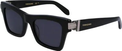 Zdjęcie produktu dla Okulary przeciwsłoneczne FERRAGAMO SF2013S 001 BLACK 52/21/135 FEMALE
