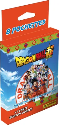 Produktbild von Dragon Ball Super Panini Stickers, The Ultimate Collection, 8 Tüten, 40 Sticker